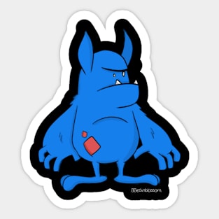 Grumpy Monster Sticker